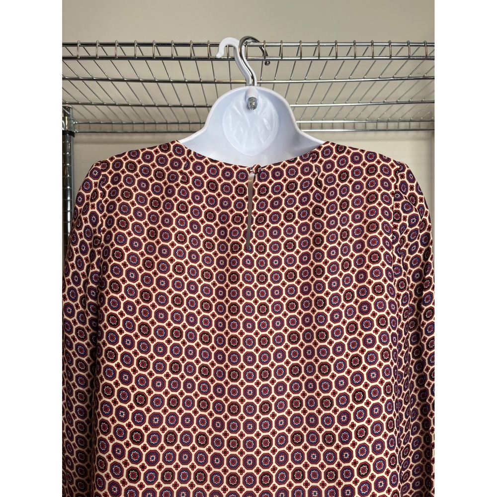 J Crew Collection Women's Jules Scarf Print Shift Dress Sz 2 Silk Old Money - Picture 9 of 11